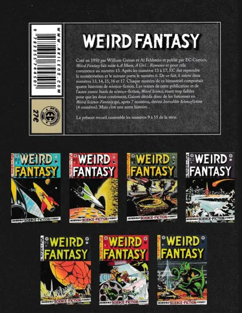 Verso de l'album Weird fantasy 2