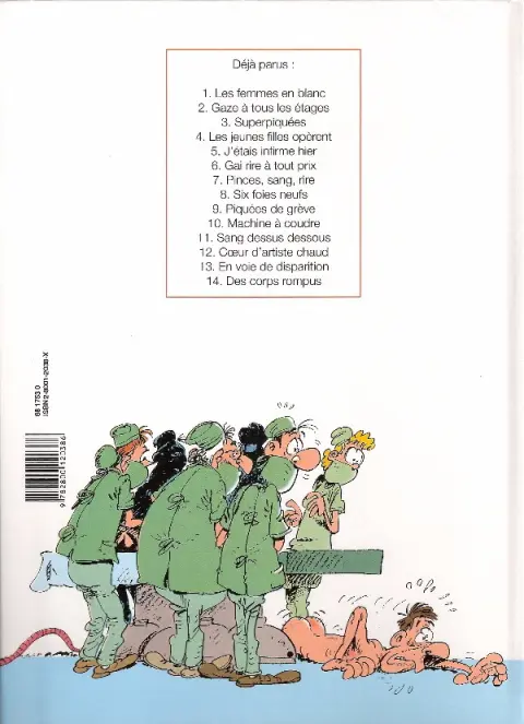 Verso de l'album Les Femmes en Blanc Tome 11 Sang dessus dessous