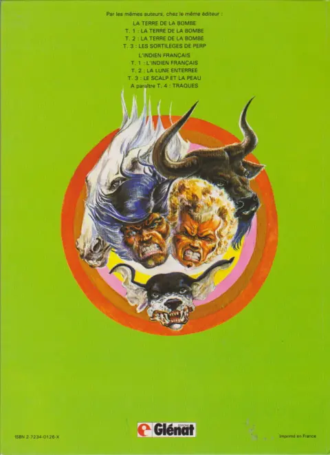 Verso de l'album La Terre de la bombe Tome 1