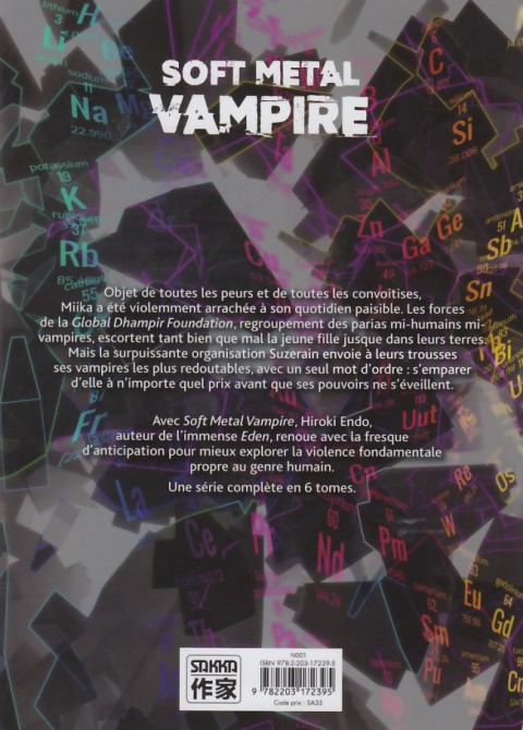 Verso de l'album Soft metal vampire 2