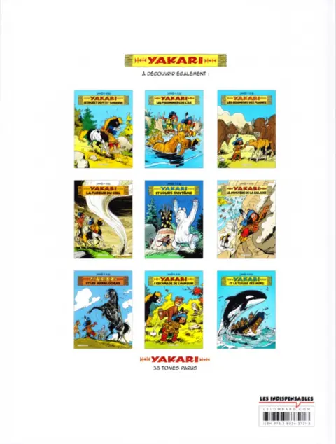 Verso de l'album Yakari Tome 29 Le Réveil du géant