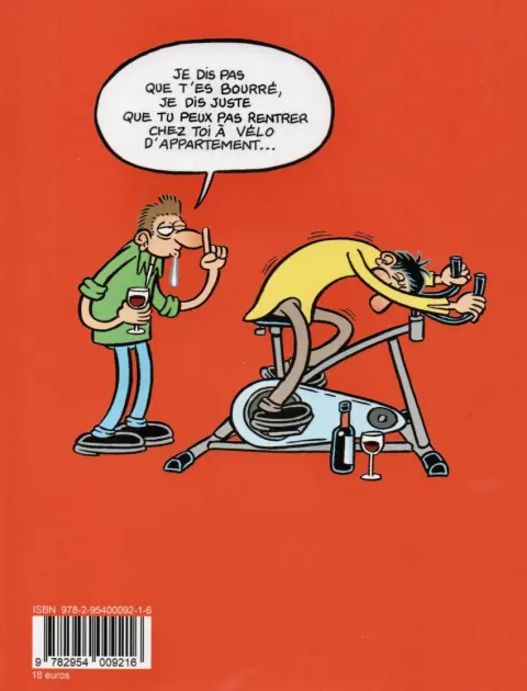 Verso de l'album Dessins en vrac Tome 1