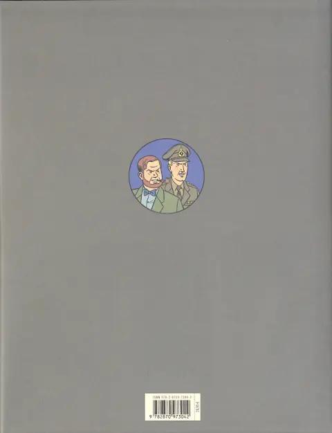 Verso de l'album Blake et Mortimer Tome 28 Le Dernier Espadon