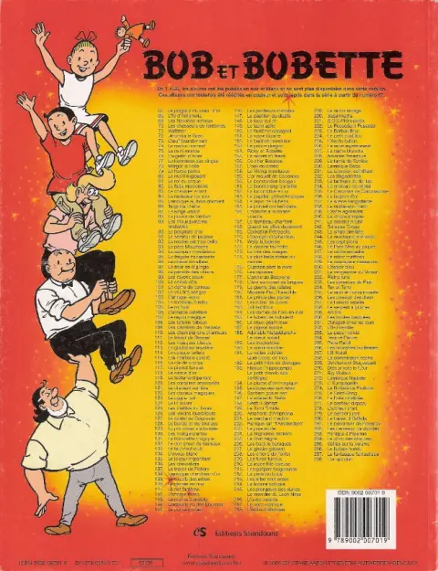Verso de l'album Bob et Bobette Tome 150 Le fantôme espagnol