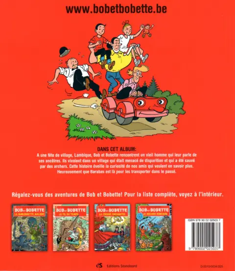 Verso de l'album Bob et Bobette Tome 173 La cité des nuages