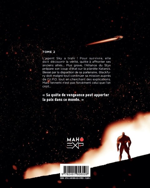 Verso de l'album Blackfury Tome 2 La Révolte de Sky