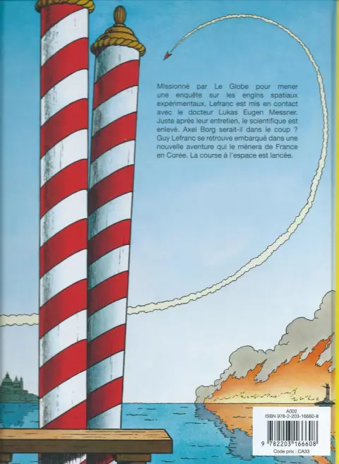 Verso de l'album Lefranc Tome 30 Lune Rouge
