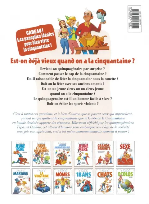 Verso de l'album Le Guide Tome 12 Le guide de la cinquantaine