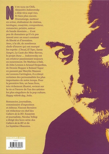 Verso de l'album Les sept vies d'Alejandro Jodorowsky