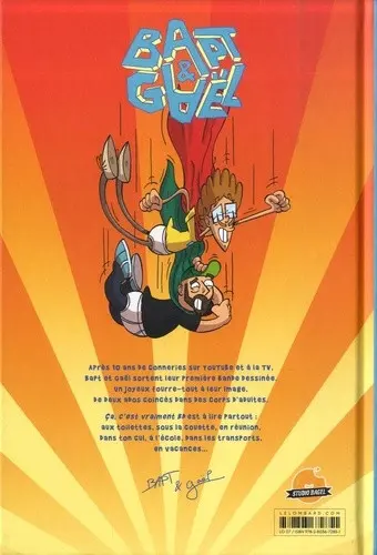 Verso de l'album Bapt & Gaël Ça, c'est vraiment BD !