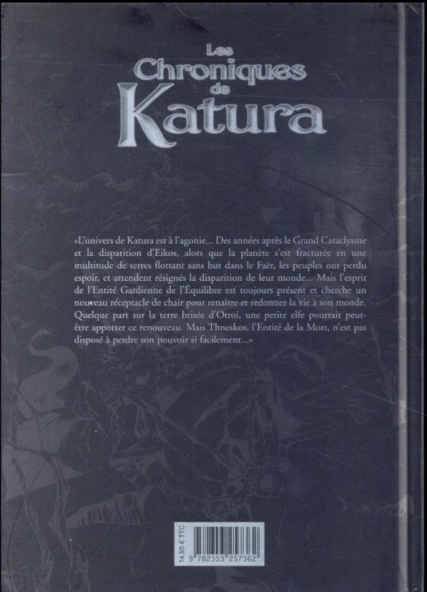 Verso de l'album Les Chroniques de Katura Tome 1 La légende d'Eikos