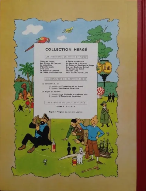 Verso de l'album Tintin Tome 17 On a marché sur la Lune