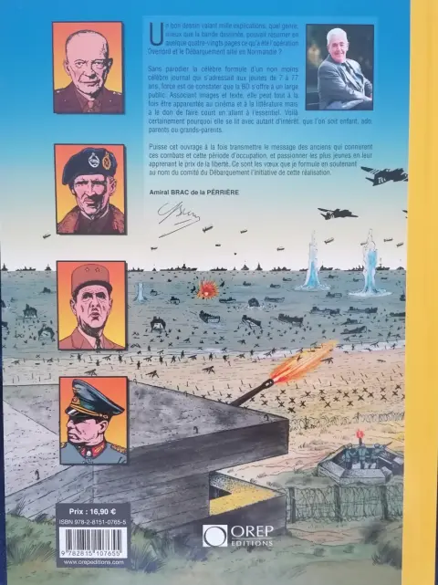 Verso de l'album Overlord 6 juin 1944