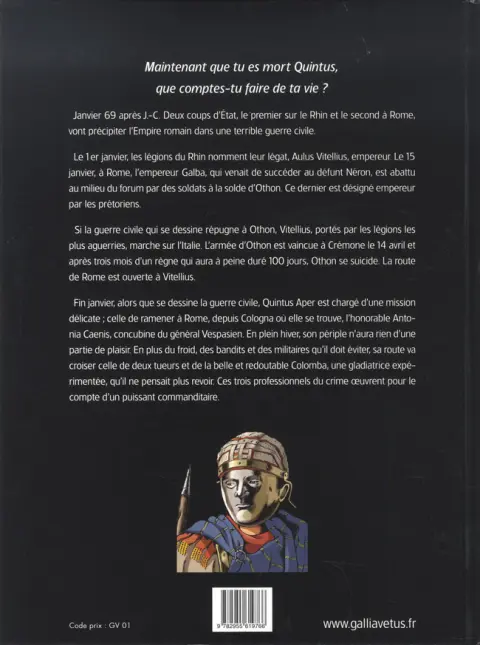 Verso de l'album L'année des quatre empereurs 2 Les 100 jours d'Othon