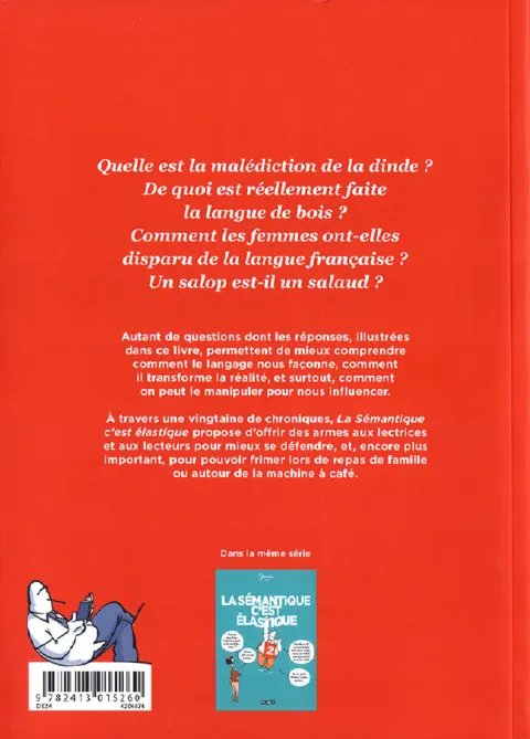 Verso de l'album La sémantique c'est élastique 1