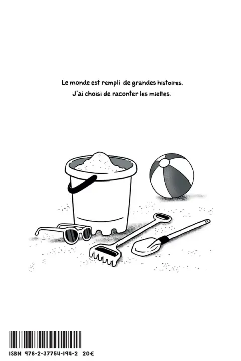 Verso de l'album Les miettes