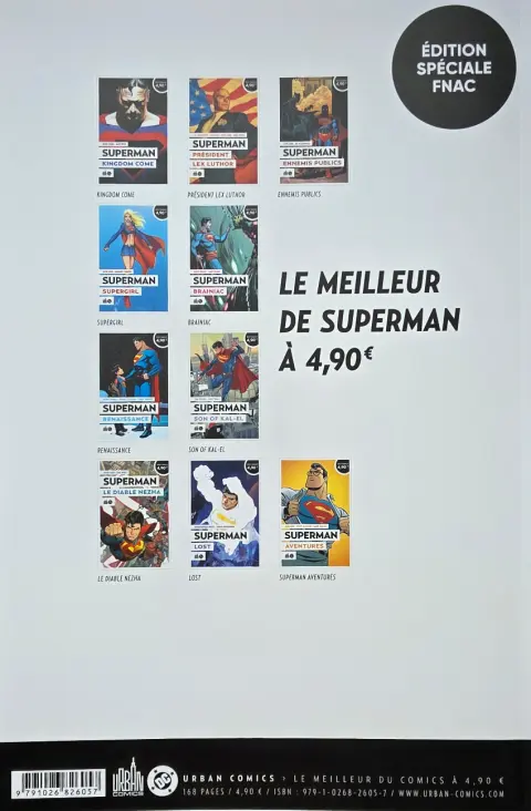 Verso de l'album Le meilleur de Superman 7 Superman - Son of Kal-El