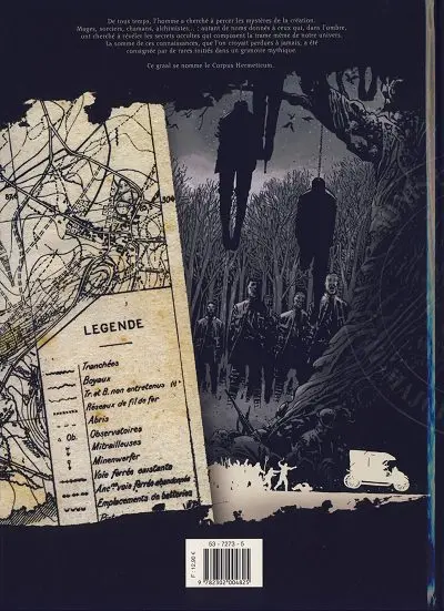 Verso de l'album Corpus Hermeticum Tome 5 Le souffle du Wendigo