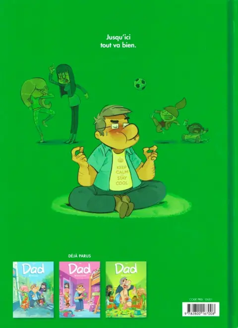 Verso de l'album Dad Tome 3 Les nerfs à vif