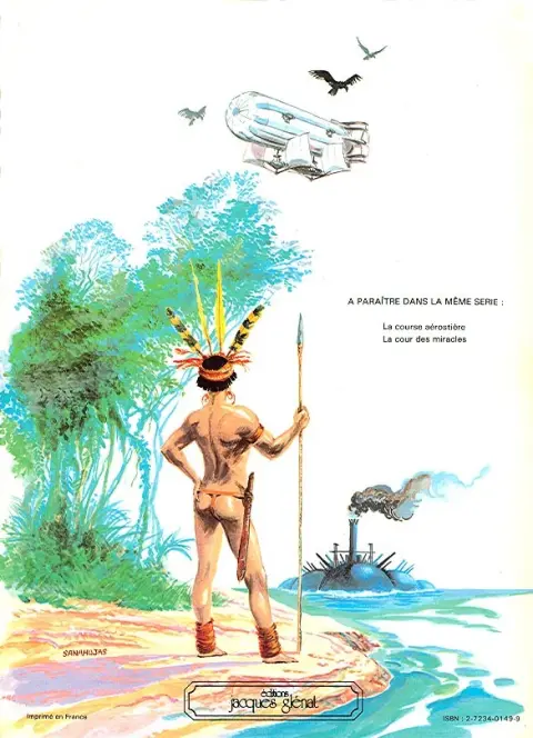 Verso de l'album Les Dirigeables de l'Amazone Tome 1