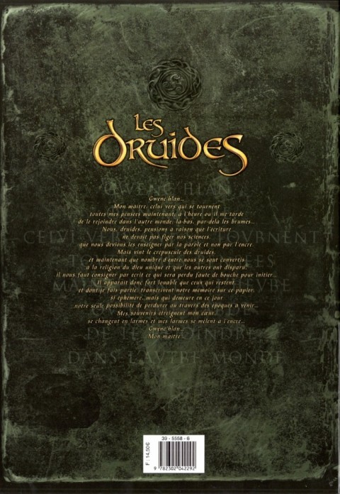 Verso de l'album Les Druides Tome 8 Les secrets d'Orient