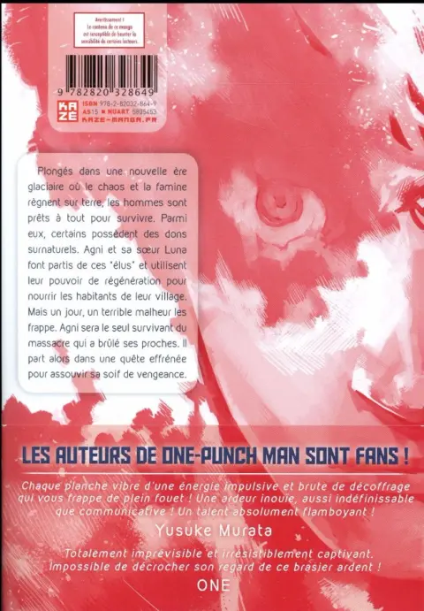 Verso de l'album Fire punch 1