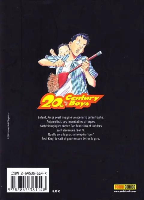 Verso de l'album 20th Century Boys 3