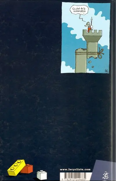 Verso de l'album Le Gardien de la tour