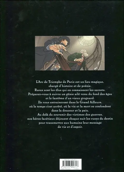 Verso de l'album Les Génies de l'Arc de Triomphe