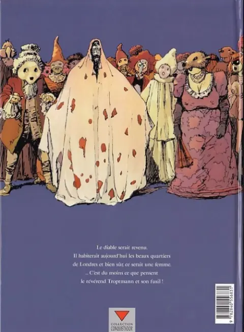 Verso de l'album Gothic Tome 2 La sphinge à deux têtes