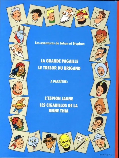 Verso de l'album Johan et Stephan Tome 1 La grande pagaille