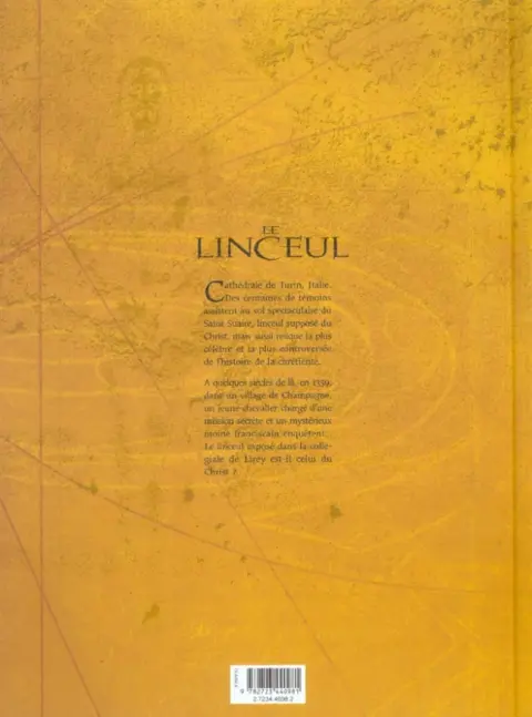 Verso de l'album Le Linceul Tome 1 Les ombres de la relique