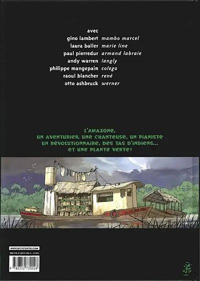 Verso de l'album Mambo Marcel