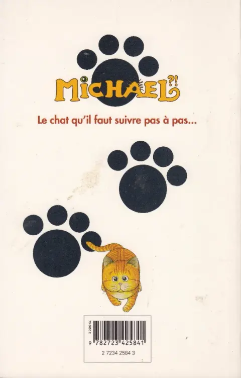 Verso de l'album Michael ?! Le chat qui danse 3