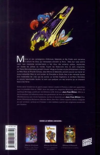 Verso de l'album Mikros Archives Tome 2 Descente aux enfers
