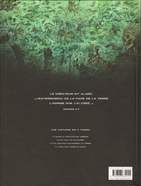 Verso de l'album Noé Tome 4 Celui qui verse le sang