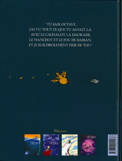 Verso de l'album Octave Tome 4 Octave et le fou de bassan