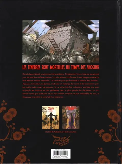 Verso de l'album L'Ombre des Shinobis Tome 2 Second rouleau