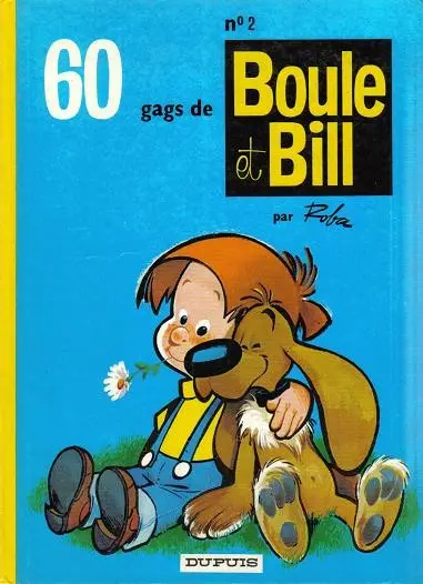 Couverture de l'album Boule & Bill Tome 2 60 gags de Boule et Bill