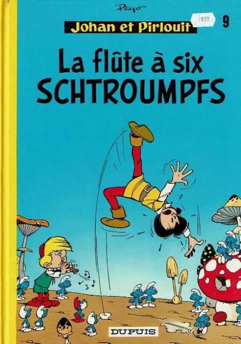 Couverture de l'album Johan et Pirlouit Tome 9 La flûte à six schtroumpfs