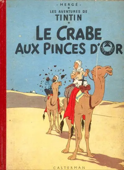 Couverture de l'album Tintin Tome 9 Le crabe aux pinces d'or