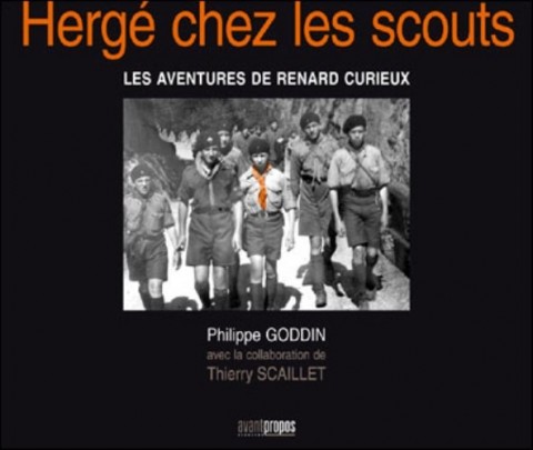 Couverture de l'album Hergé chez les scouts - Les aventures de renard curieux