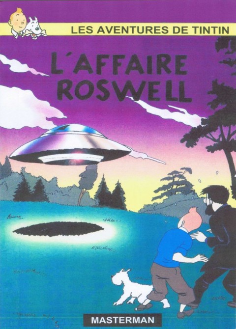 Couverture de l'album Tintin L'Affaire Roswell