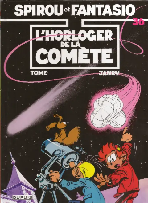 Couverture de l'album Spirou et Fantasio Tome 36 L'horloger de la comète