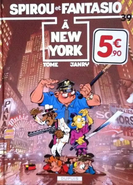 Couverture de l'album Spirou et Fantasio Tome 39 Spirou à New York