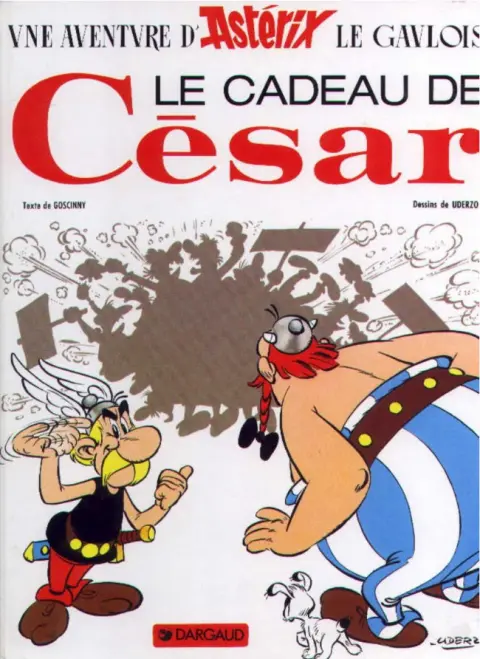 Couverture de l'album Astérix Tome 21 Le cadeau de César