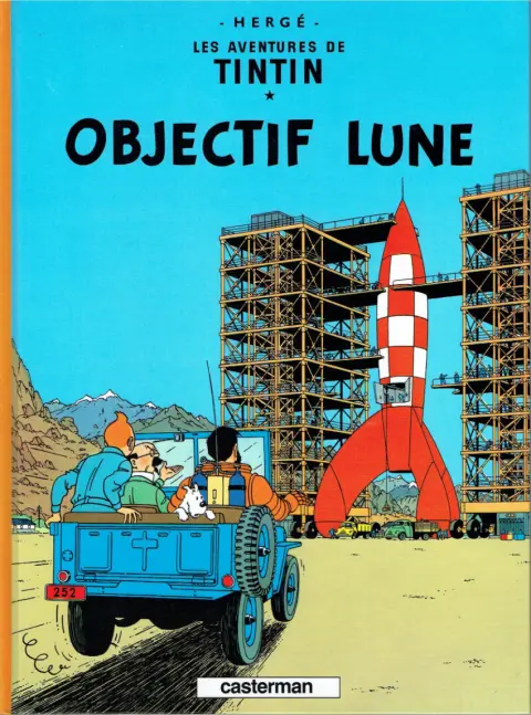 Couverture de l'album Tintin Tome 16 Objectif Lune
