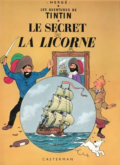 Couverture de l'album Tintin Tome 11 Le Secret de la Licorne