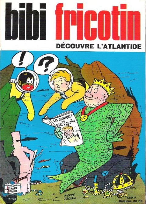 Couverture de l'album Bibi Fricotin 2e Série - Societé Parisienne d'Edition Tome 63 Bibi Fricotin découvre l'Atlantide