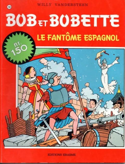 Couverture de l'album Bob et Bobette Tome 150 Le fantôme espagnol